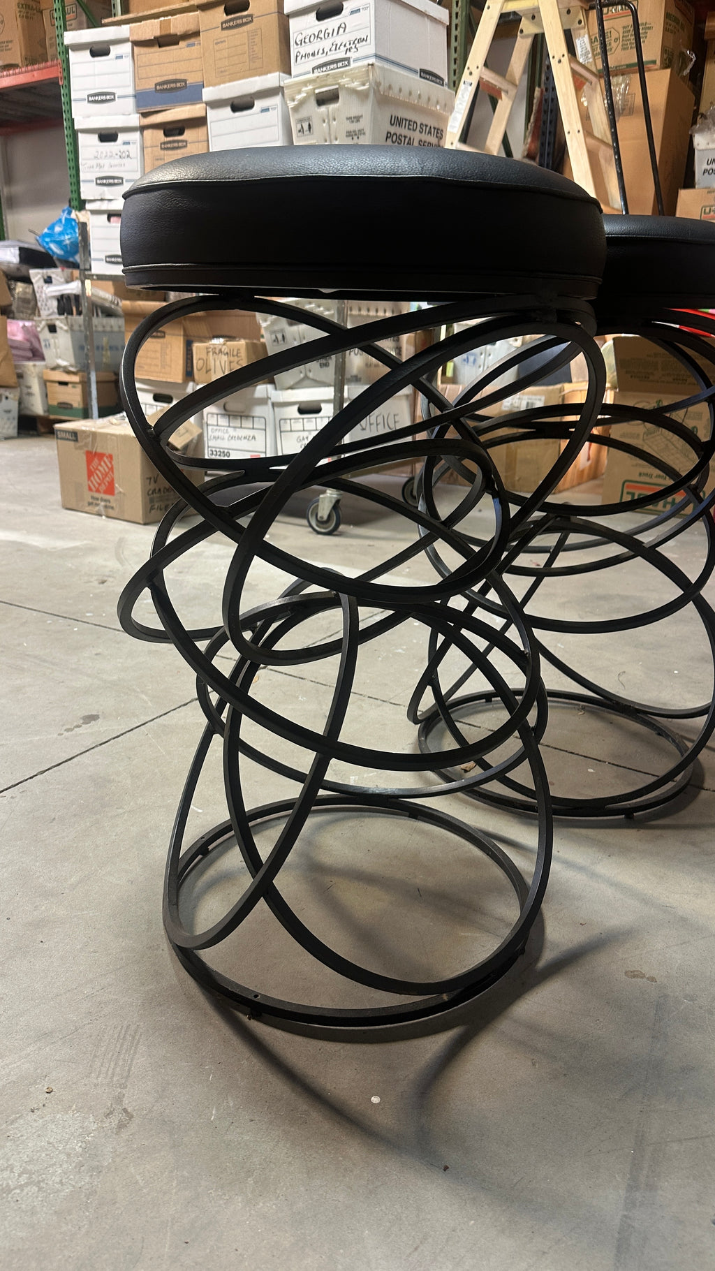 Black Barstool