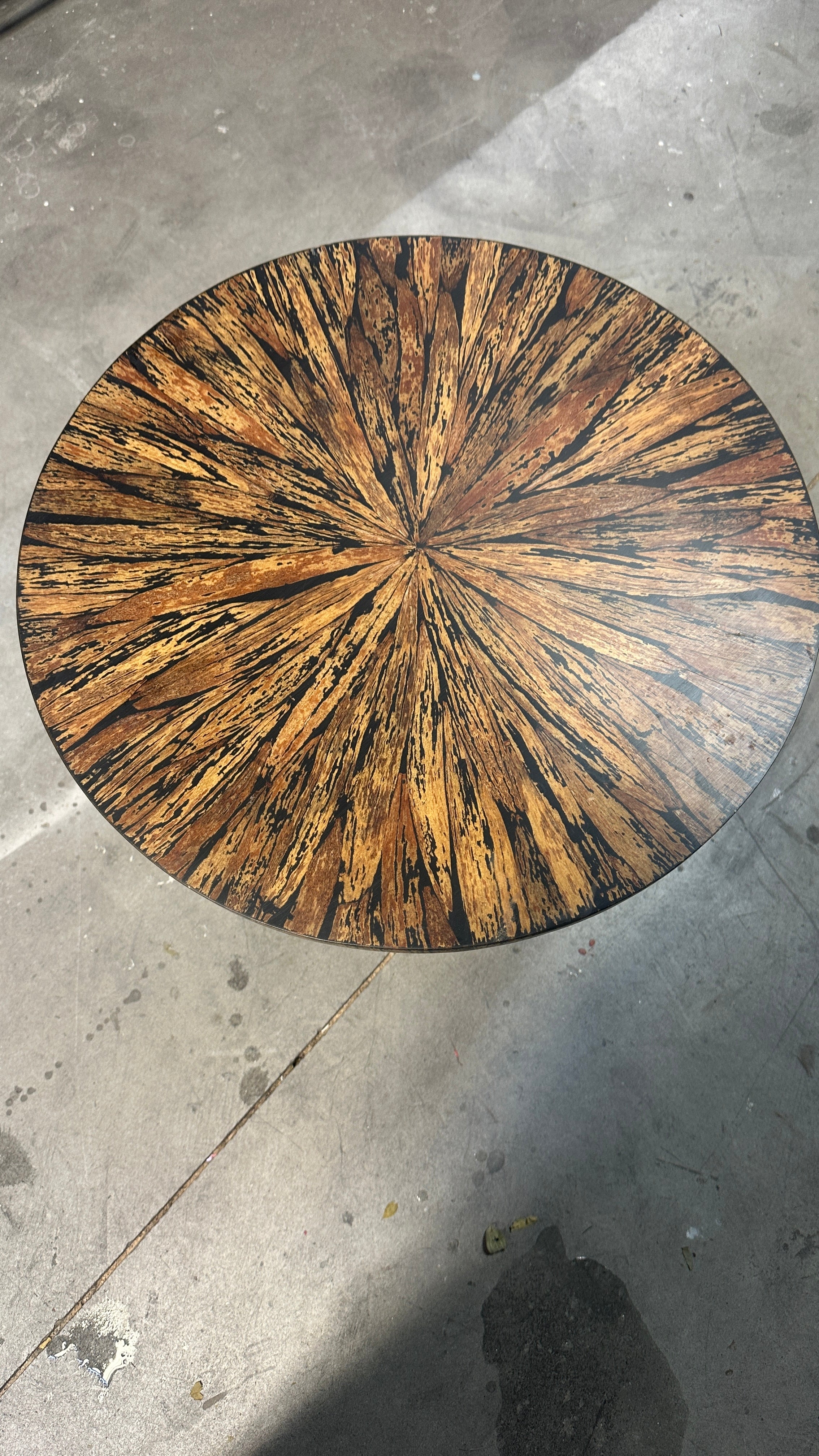 Round Wood Table