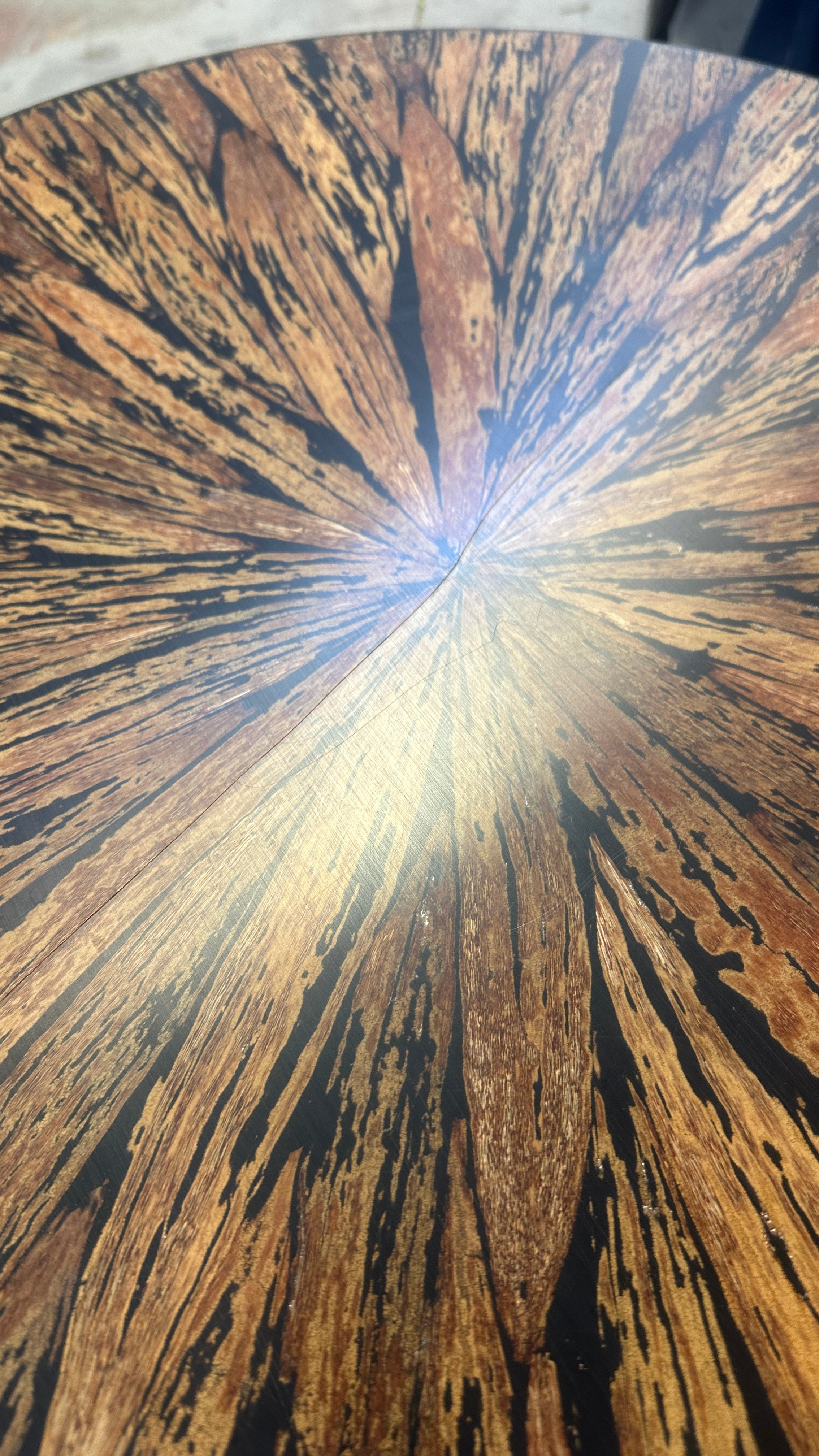 Round Wood Table