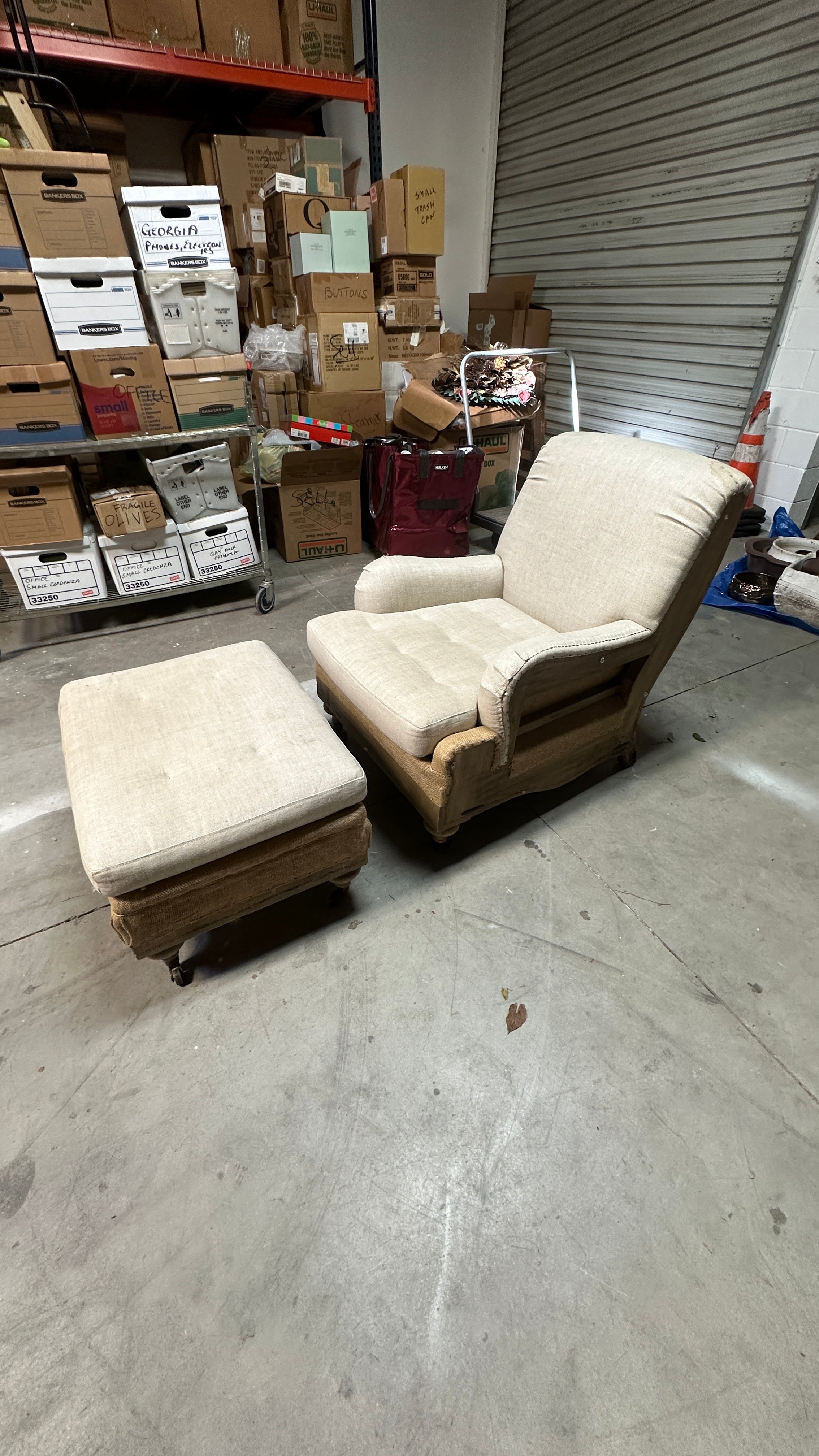 Deconstructed Chair and Automan